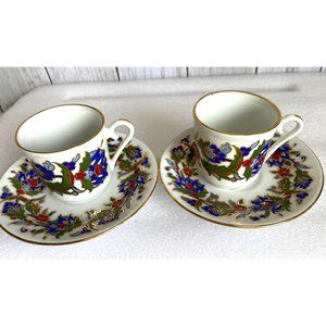 Cups Handmade 4 piece Goural Porselen set